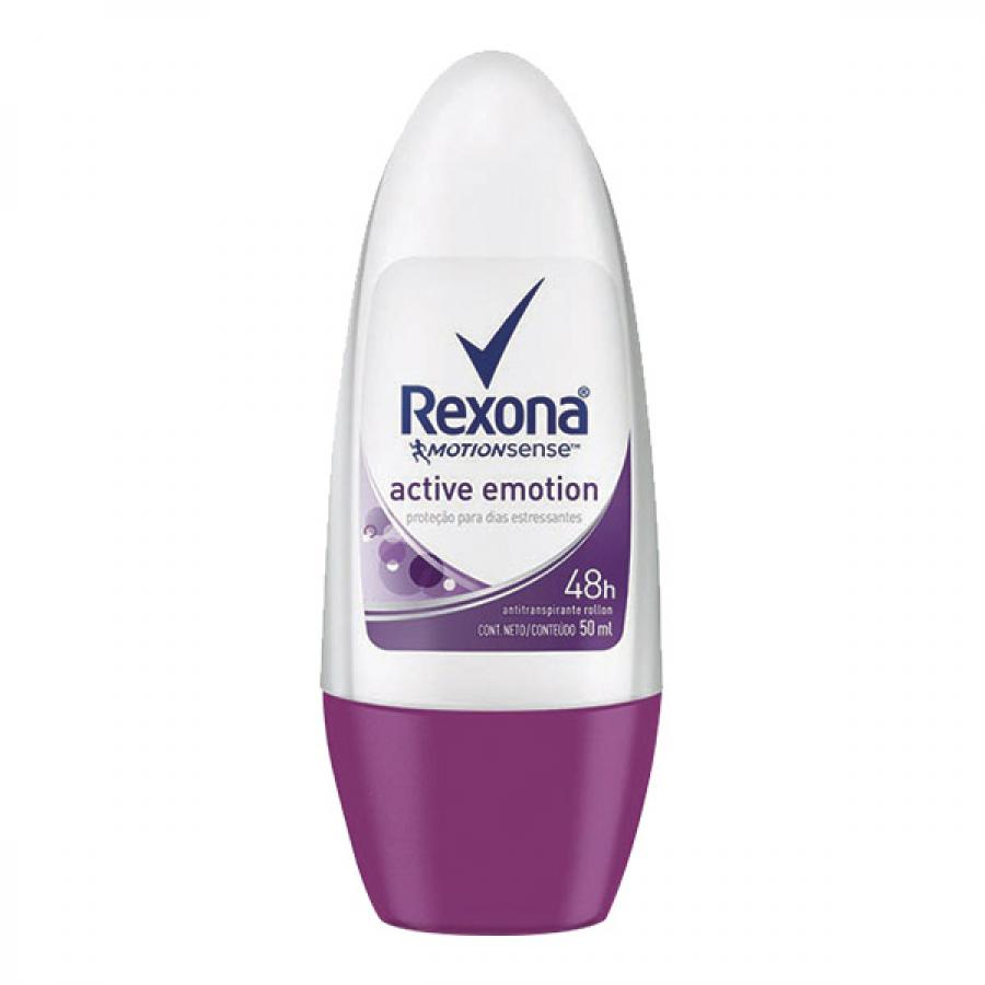 Desodorante Roll On Rexona Feminino Active Emotion com 50ml