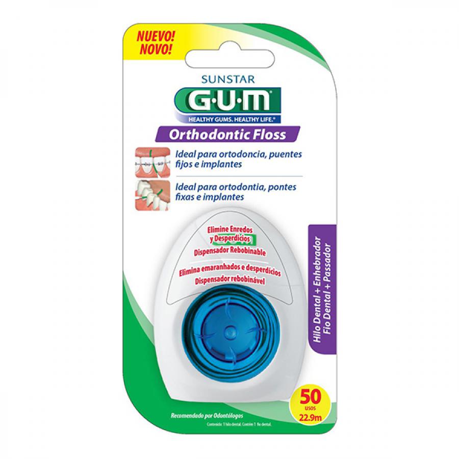 FIO DENTAL ORTODÔNTICO GUM 22,9M