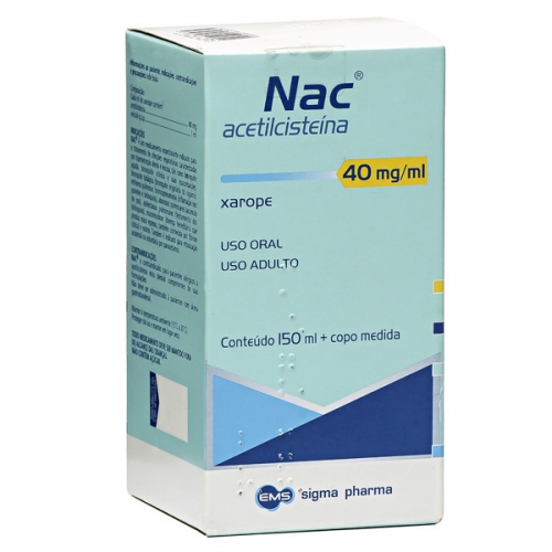 Nac 40mg com Xarope 150mL Adulto