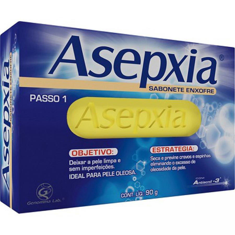 Sabonete Enxofre Asepxia 80g