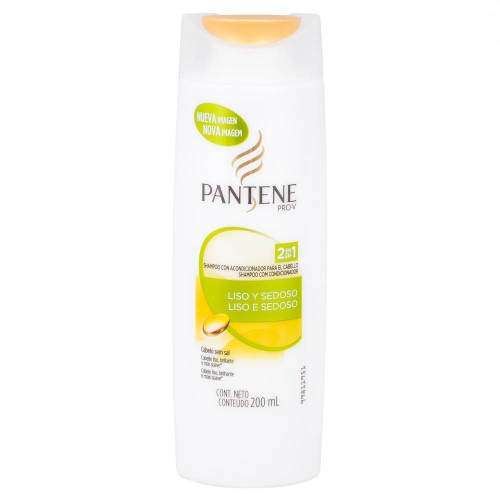 Shampoo Pantene 2 em 1 Liso Sedutor 200ml