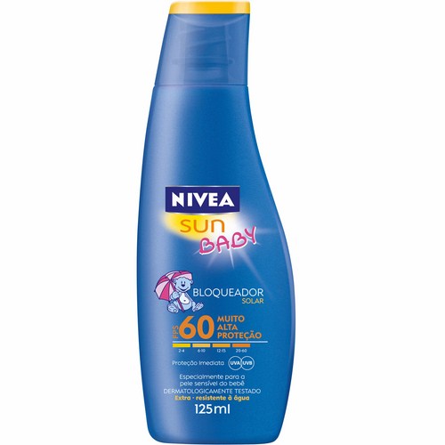 Protetor Solar Nivea FPS 60 Baby 125ml