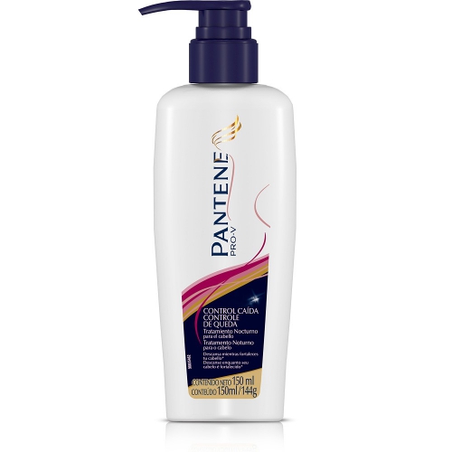 Creme pantene tratamento noturno controle da  queda