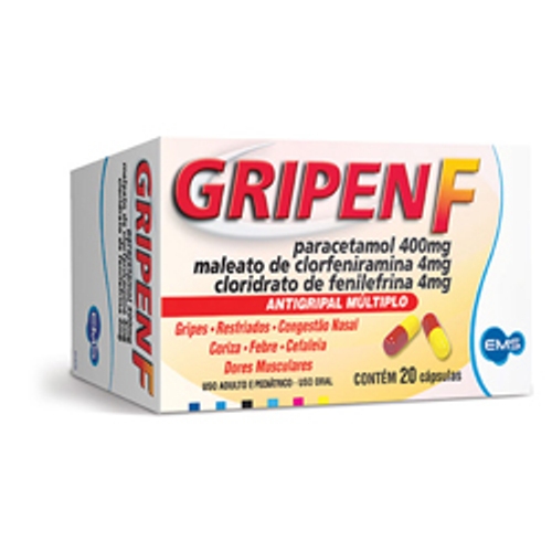 Gripen F com 20 Comprimidos