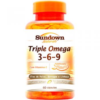 Sundown triple omega 3-6-9 60 capsulas