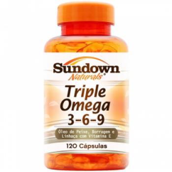 Sundown triple omega 3-6-9 120 capsulas