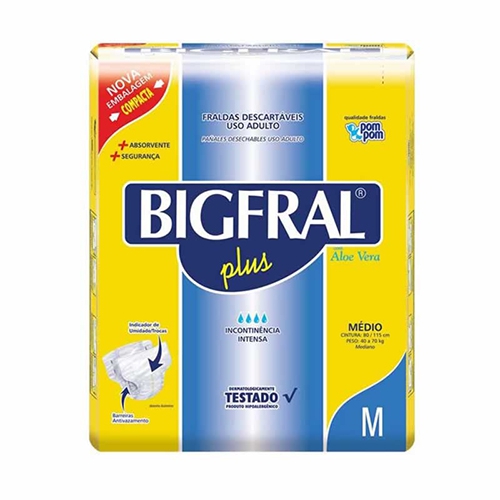FRALDA BIGFRAL PLUS ECO M C/18