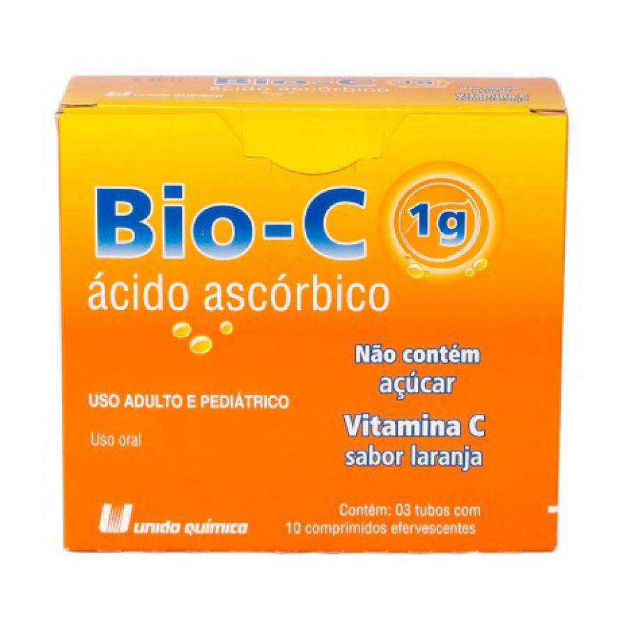 Bio C 1g 30 comprimidos efervescentes