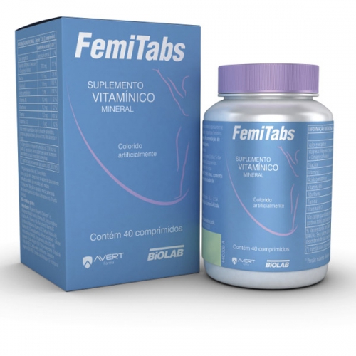 Femitabs com 40 capsulas