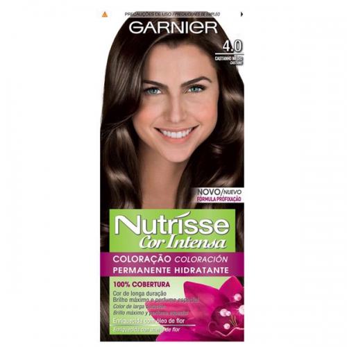 Tintura Nutrisse Cor Intensa 4.0 Castanho Medio