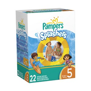 Fralda Pampers Splashers Tamanho 5 Com 22 Unidades