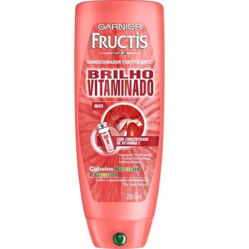 CONDICIONADOR FRUCTIS BRILHO VITAMINADO NORMAL/OPACOS 200ML