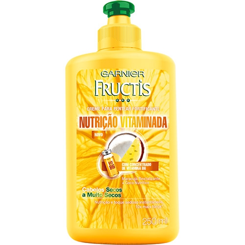CREME PARA PENTEAR  FRUCTIS NUTRICAO VITAMINDADA SECO 250ML