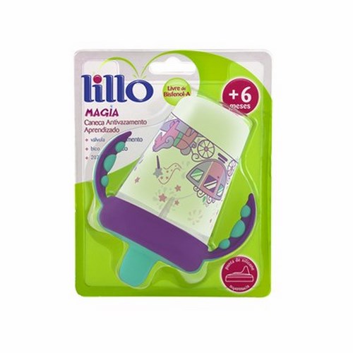 Caneca Lillo Antivazamento Magia Lilas