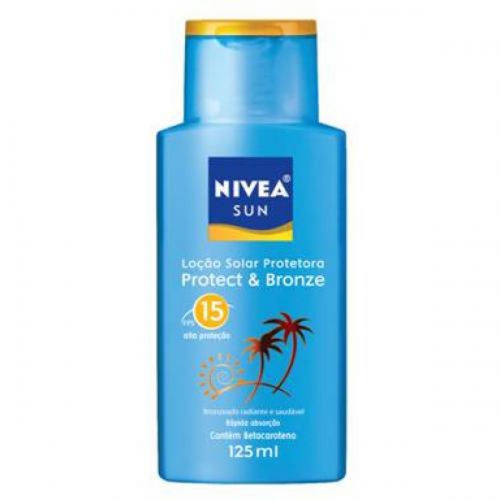 Protetor Solar Nivea Sun Protect Bronze FPS 15 125ml