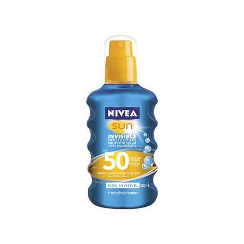 PROTETOR SOLAR NIVEA FPS 50 INVISIBLE SPRAY 200ML