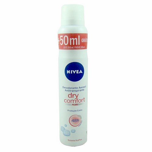 DESODORANTE AEROSOL NIVEA DRY COMFORT LV200PG150ML