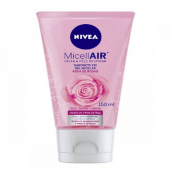 Sabonete em Gel Facial Nivea Micelar Agua de Rosas 150ml
