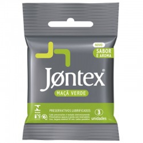 Preservativo Jontex Maca Verde 3 Unidades