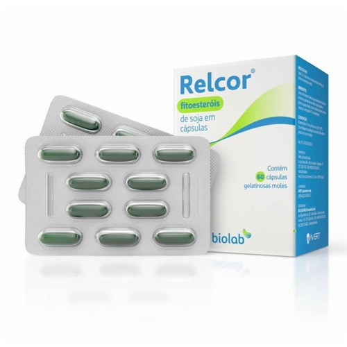 Relcor fitoesteróis com 60 cápsulas contendo 650 mg