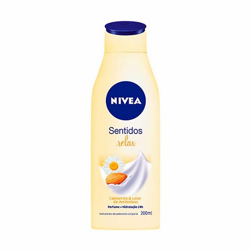 Locao Creme Desodorante Nivea Body Sentidos Relax 200ml