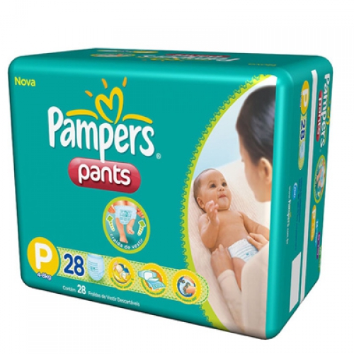 Fralda Pampers Pants com 22 Unidades Pequena