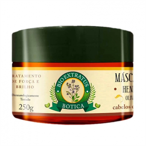 MÁSCARA CAPILAR BIO EXTRATUS BOTICA HENNA 250G