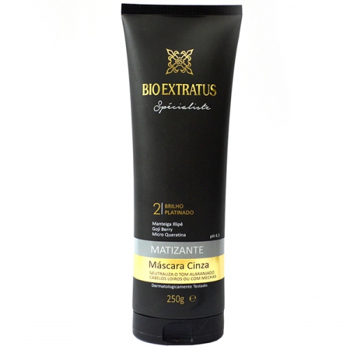 MASCARA CAPILAR BIO EXTRATUS SPECIALISTE MATIZANTE CINZA 250G