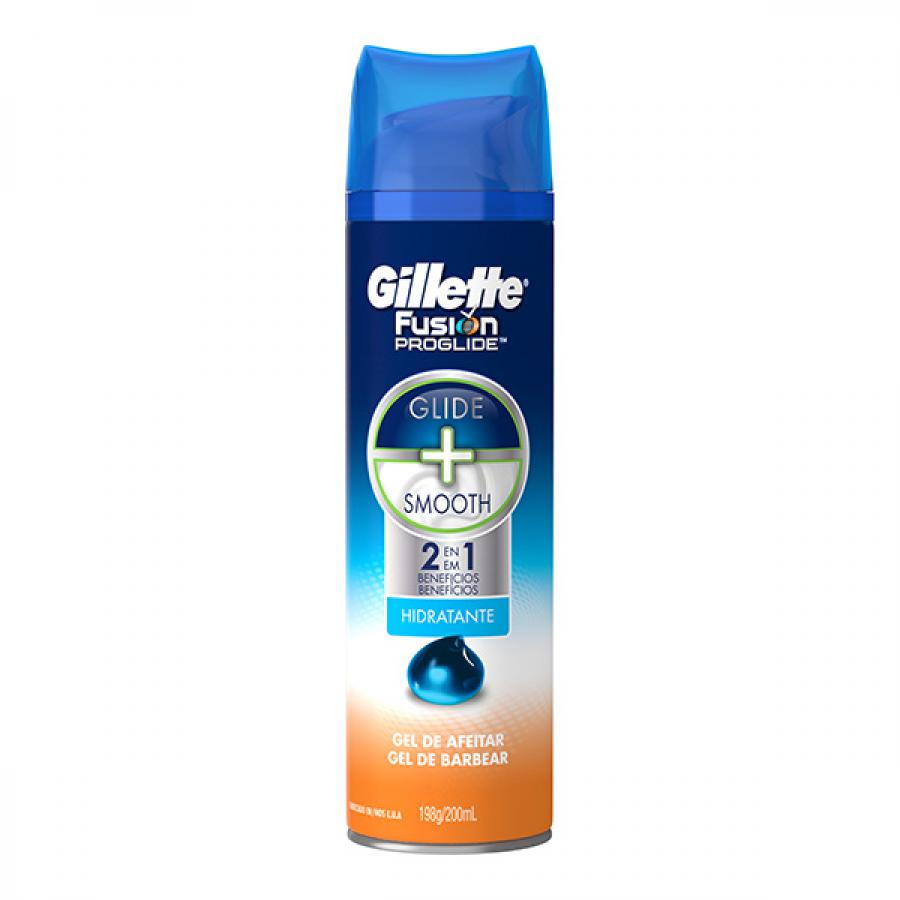 GEL PARA BARBEAR GILLETTE FUSION PROGLIDE HIDRATANTE 198G