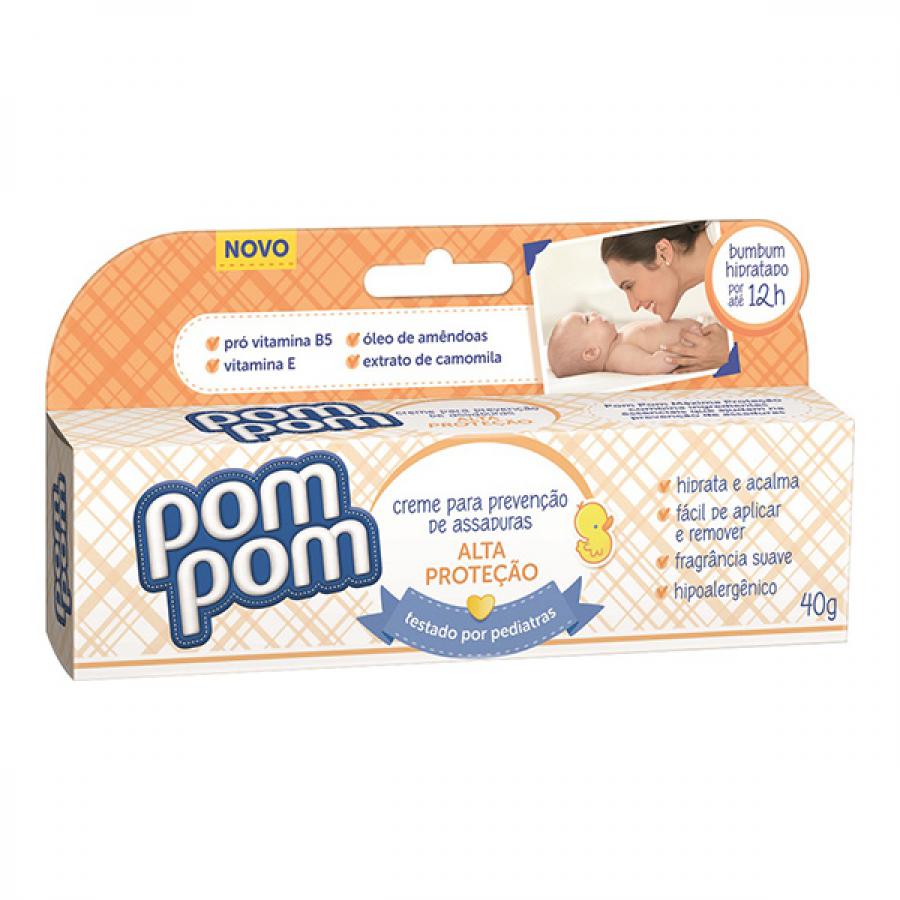 CREME ANTIASSADURAS POM POM ALTA PROTEÇÃO 40G