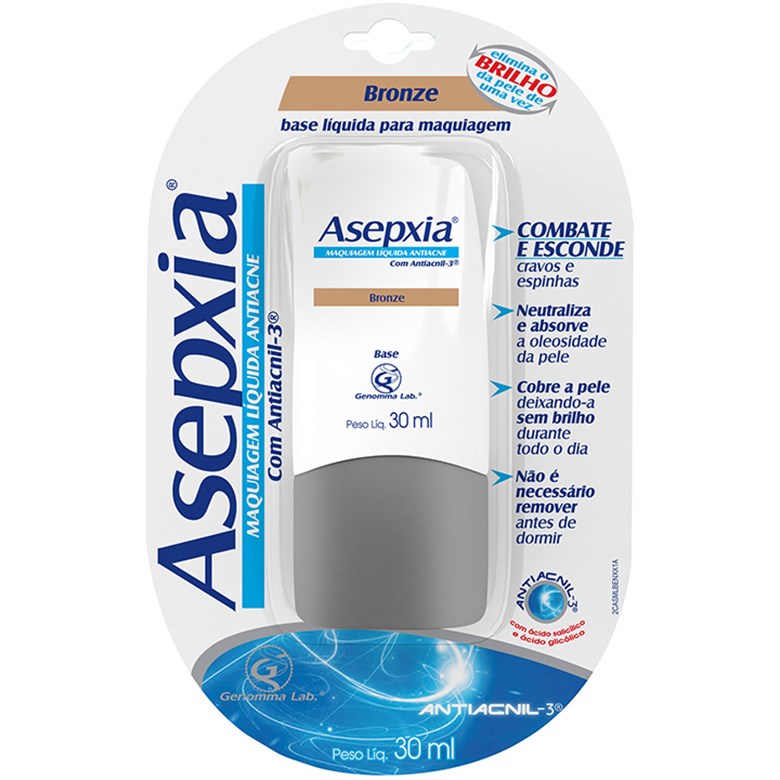 Asepxia Maquiagem LiqBronze