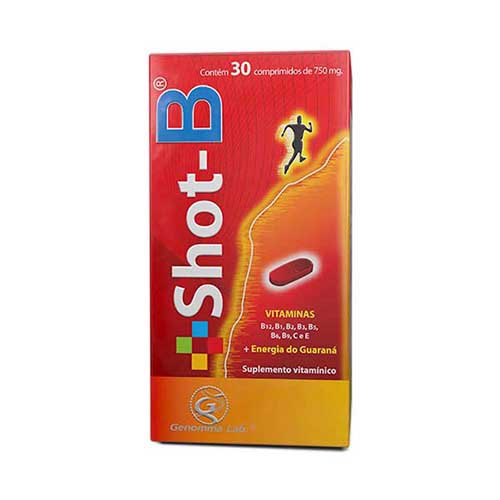 Shot-B com 30 Comprimidos