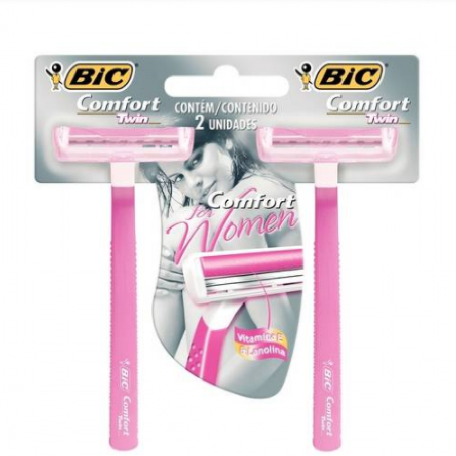 APARELHO DE DEPILACAO BIC CONFORT WOMEN C/2