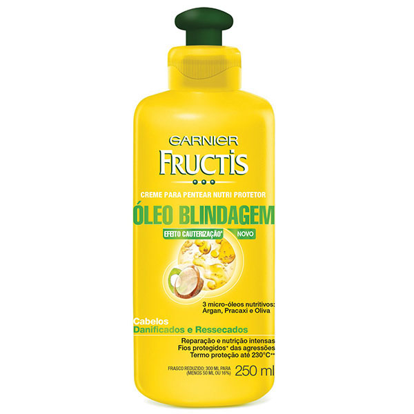 CREME PARA PENTEAR FRUCTIS OLEO BLINDAGEM 250ML