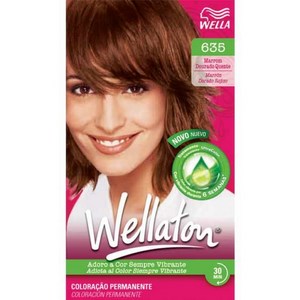 Tintura Wellaton 635 Marrom Dourado Quente
