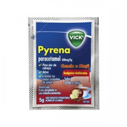 Vick Pyrena Sabor Canela e Maca com 1 Envelope 5g