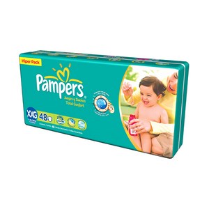 Fralda Pampers Total Confort Hiper XXG Com 48 Unidades