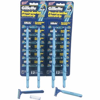 Aparelho de Barbear Prestobarba Ultragrip Cabeca Movel Cartela 12x2 - Gillette