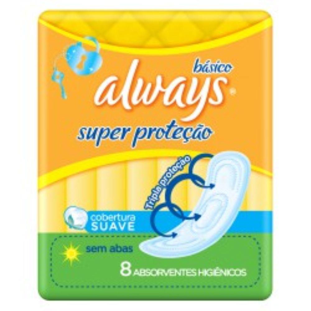 Absorvente Always ultra sem abas  8 unidades