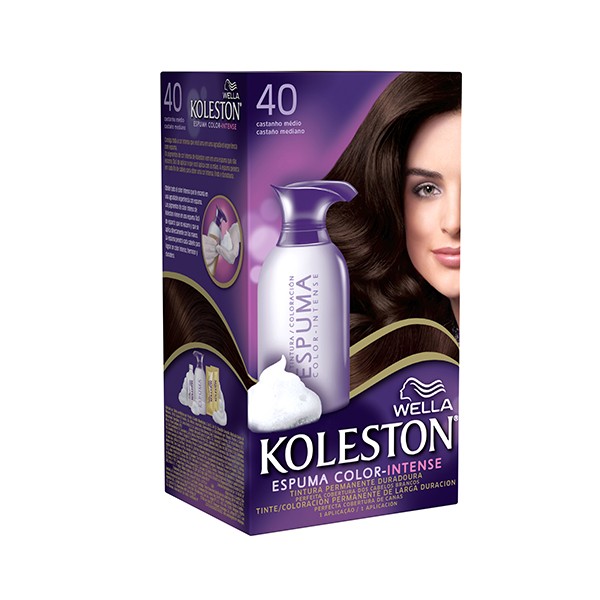 Tinturas Koleston Espuma 40 Castanho Medio