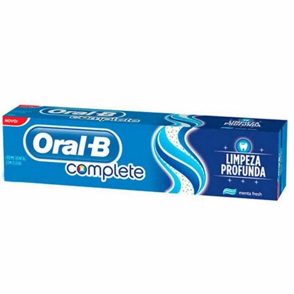 Creme Dental Oral B Complete Limpeza Profunda 140g