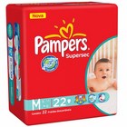 Fralda Pampers Supersec M com  22 Unidades
