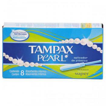 Absorvente Interno Tampax Pearl Regular 8 Unidades