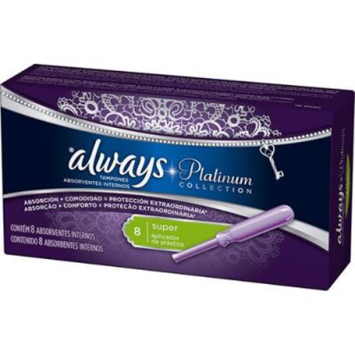 Absorvente Always Íntimo Platinum Super 8 unidades