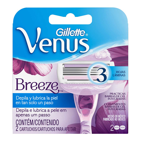 Carga Gillette Venus Breeze 2 Unidades