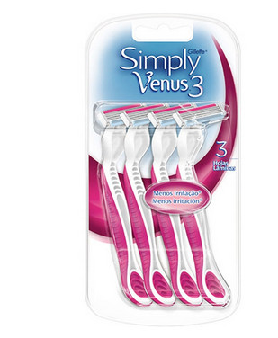 Aparelho Depilatorio Gillette Venus Regular 4 Unidades