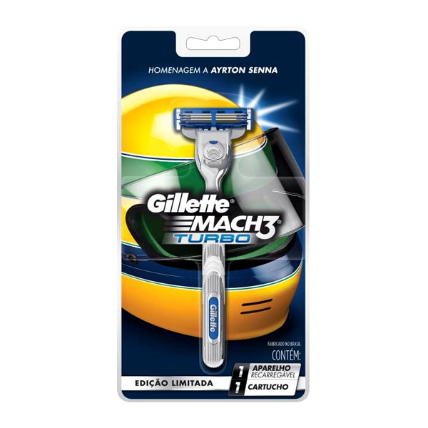 Aparelho de Barbear Gillette Mach 3 Turbo Maquina