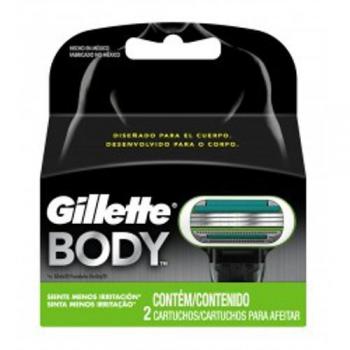 Carga de Aparelho de Barbear Gillette Body 2 Unidades