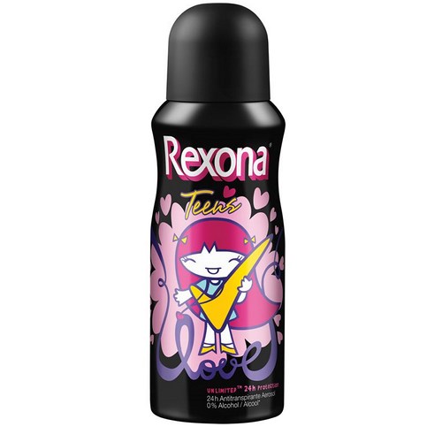 DESODORANTE AEROSOL REXONA WOMAN TEENS LOVE 64G