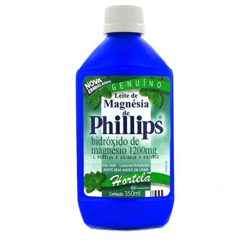 Leite de Magnesia Phillips Sabor Hortela 120ml